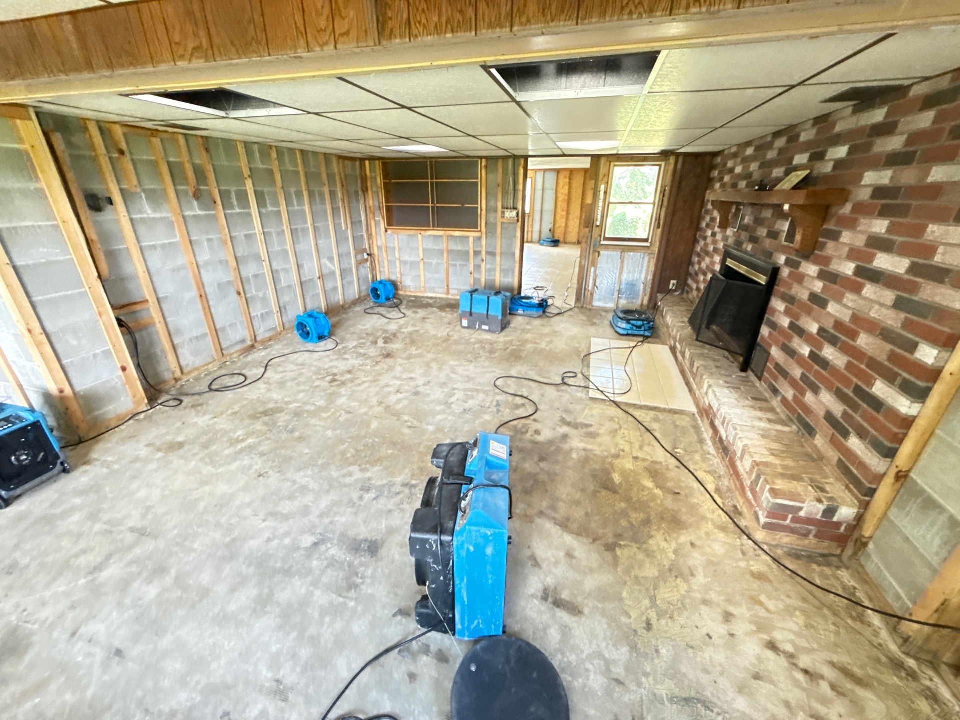 Water Damage Restoration crew working in Madison, WI - Independent Restoration Services